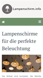Mobile Screenshot of lampenschirm.info